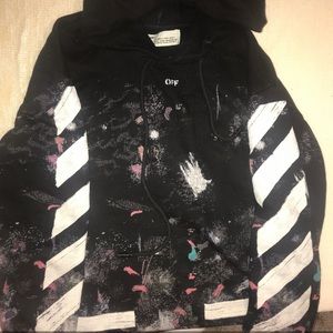 Authentic 2013 season off white hoodie